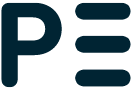 A blue logo with the word pe on it, representing asset performance management.
